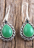 Boho Earrings, RH Dangle Earrings, Black Silver